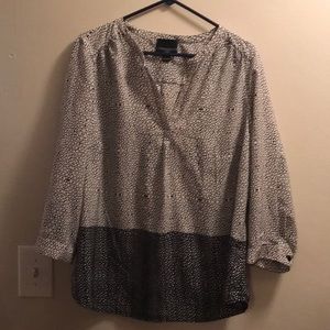 Cynthia Rowley V Neck Blouse Size 1X